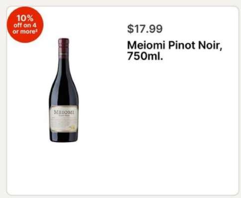 Meiomi Pinot Noir, 750ml