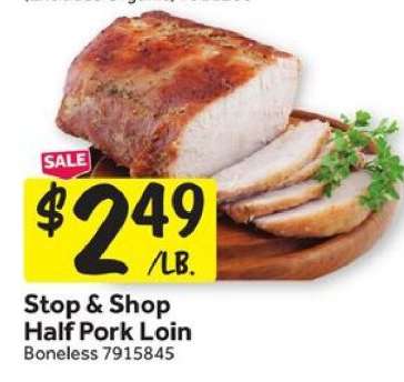 Stop & Shop Half Pork Loin