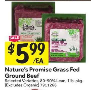 Nature's Promise Grass Fed Ground Beef