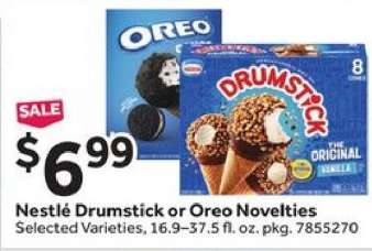 Nestlé Drumstick or Oreo Novelties