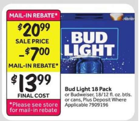 Bud Light 18 Pack