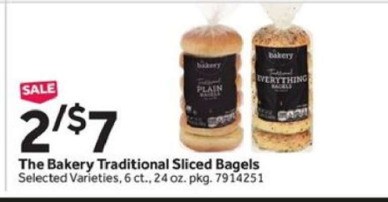 The Bakery Traditional Sliced Bagels