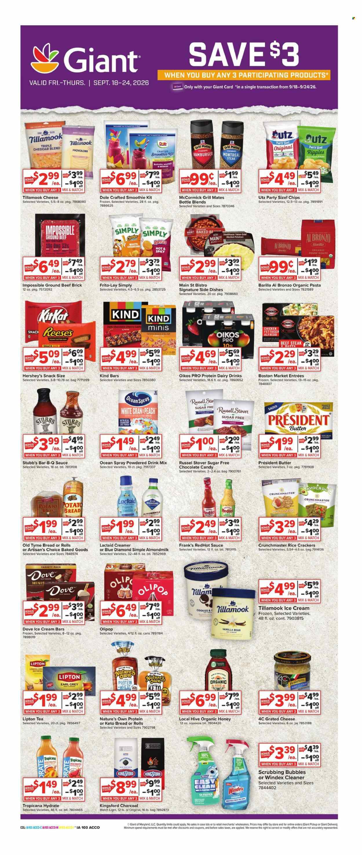 Giant Food ad - 09/18/2026 - 09/24/2026. Page 5