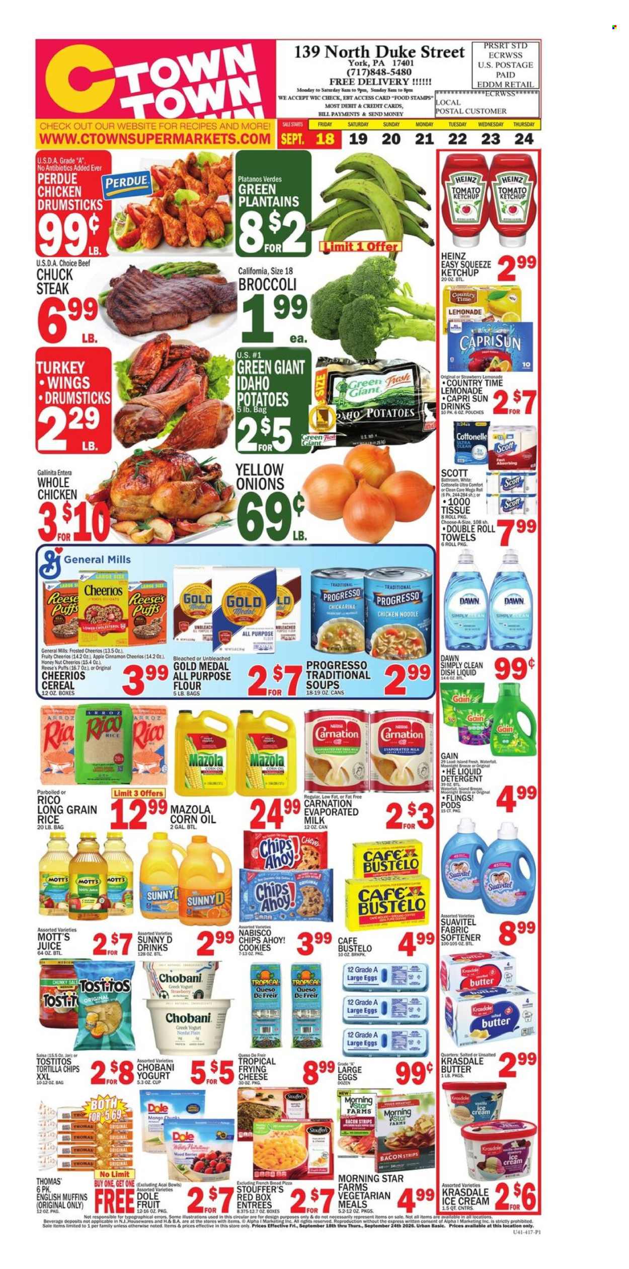C-Town ad - 09/18/2026 - 09/24/2026. Page 1