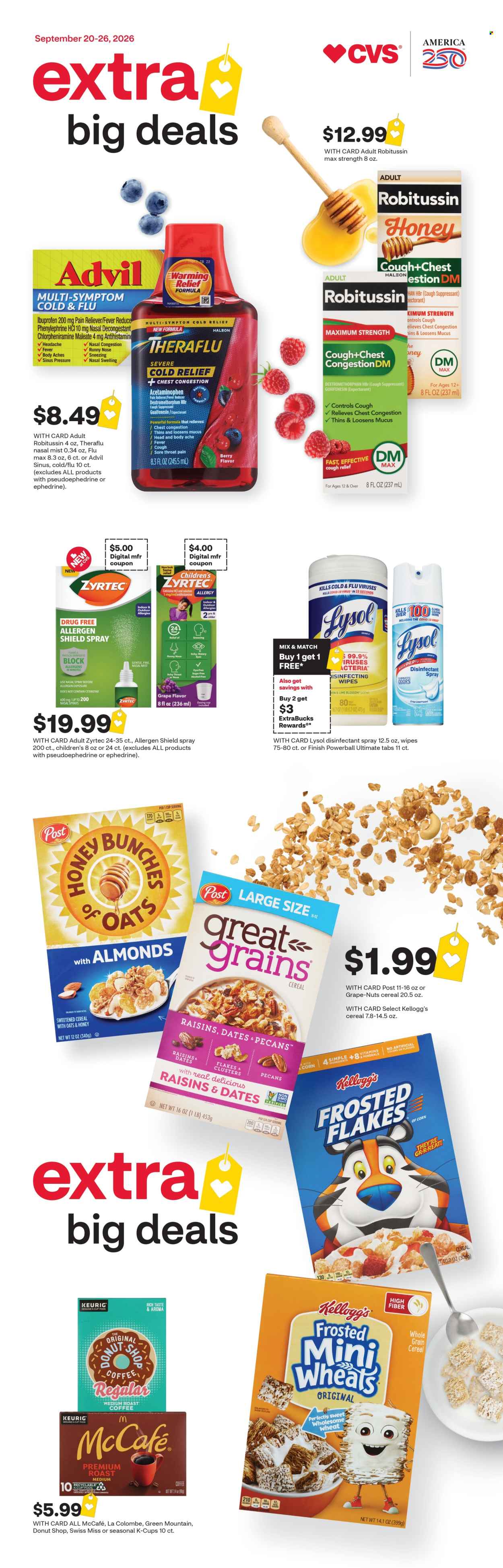 CVS Pharmacy ad - 09/20/2026 - 09/26/2026. Page 1