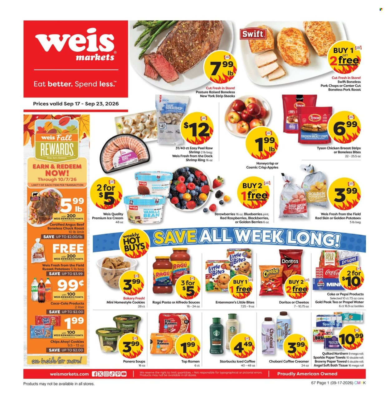 Weis ad - 09/17/2026 - 09/23/2026. Page 1