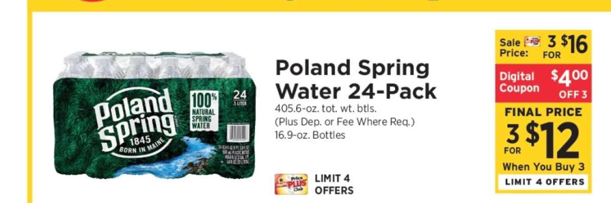 Poland Spring Water 24-Pack