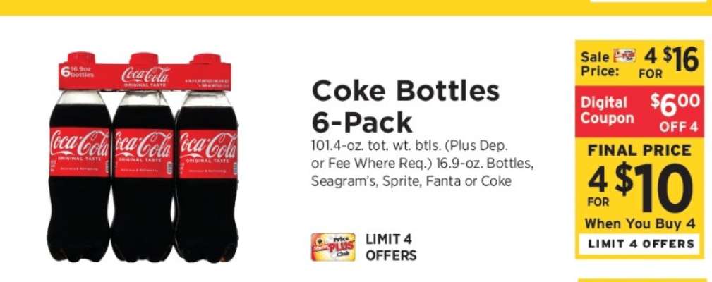 Coke Bottles 6-Pack