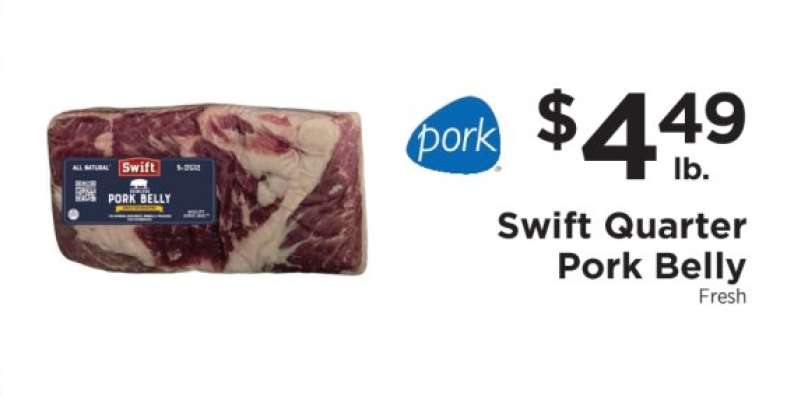 Swift Quarter Pork Belly