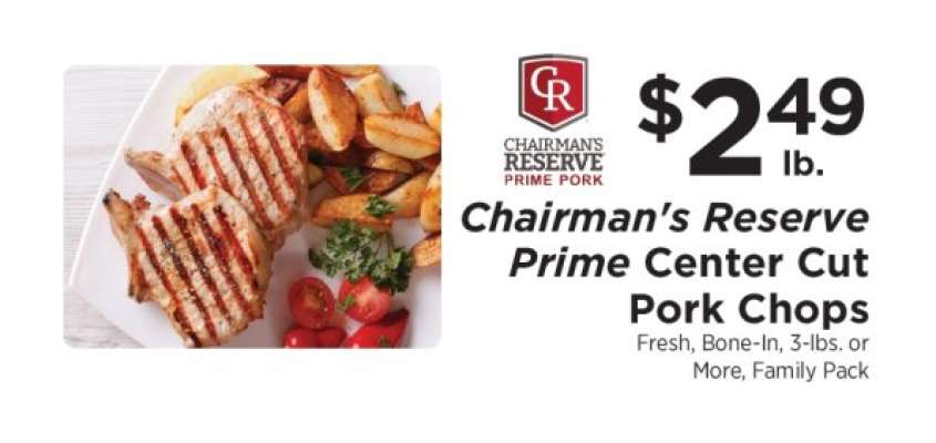 Chairman's Reserve Prime Center Cut Pork Chops