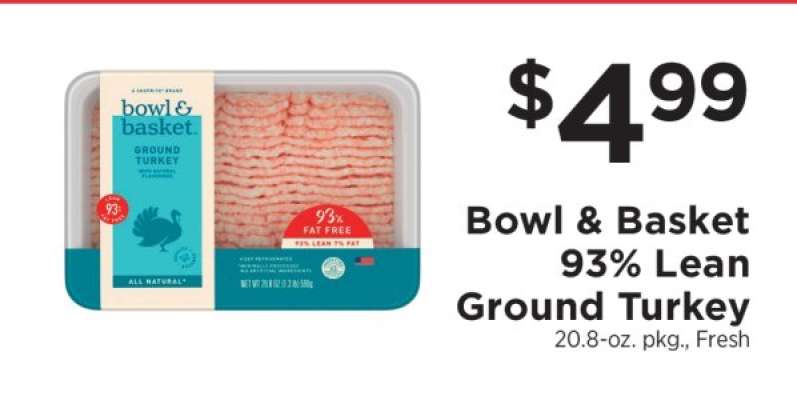 Bowl & Basket 93% Lean Ground Turkey