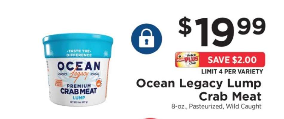 Ocean Legacy Lump Crab Meat