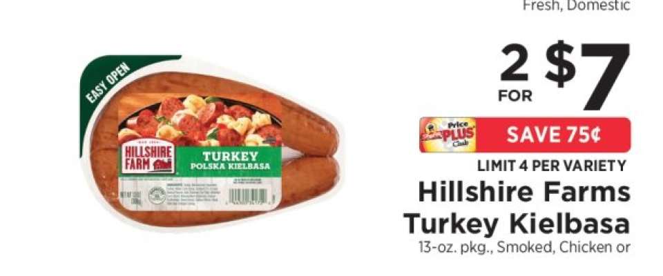 Hillshire Farms Turkey Kielbasa