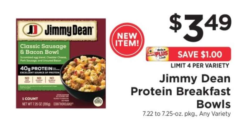 Jimmy Dean Protein Breakfast Bowls