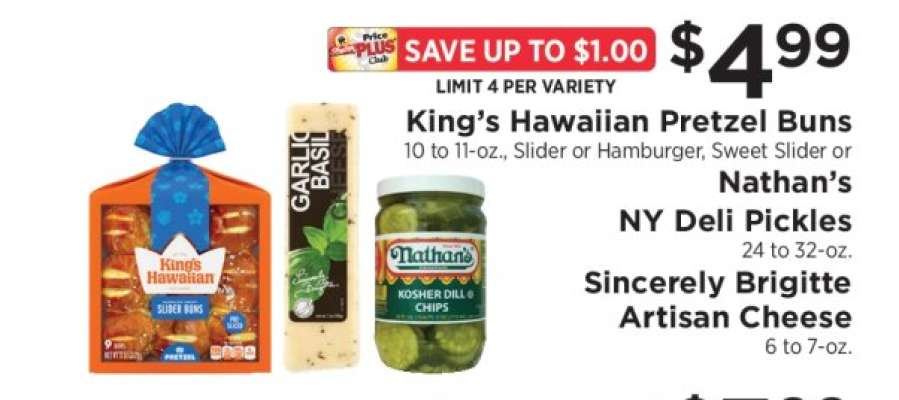 King's Hawaiian Pretzel Buns