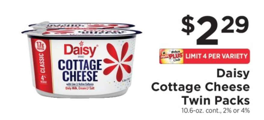 Daisy Cottage Cheese Twin Packs