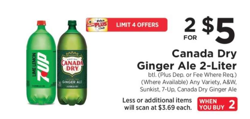 Canada Dry Ginger Ale 2- liter