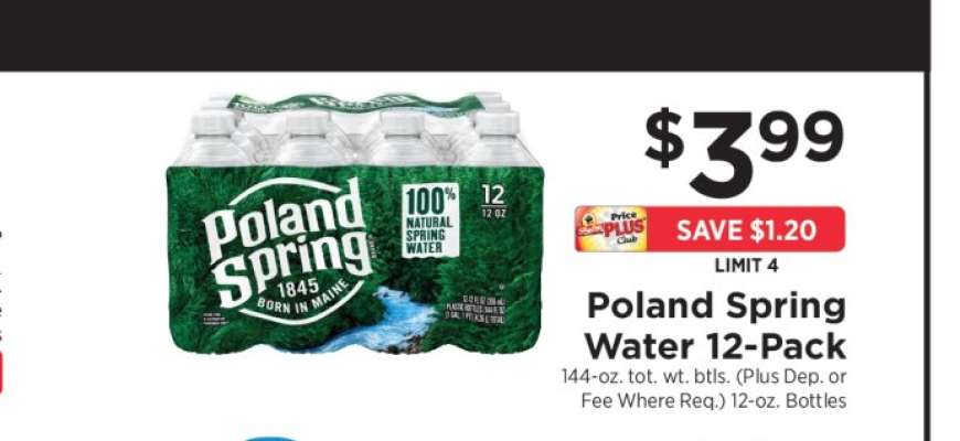 Poland Spring Water 12-Pack