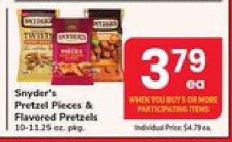Snyder's Pretzel Pieces & Flavored Pretzels