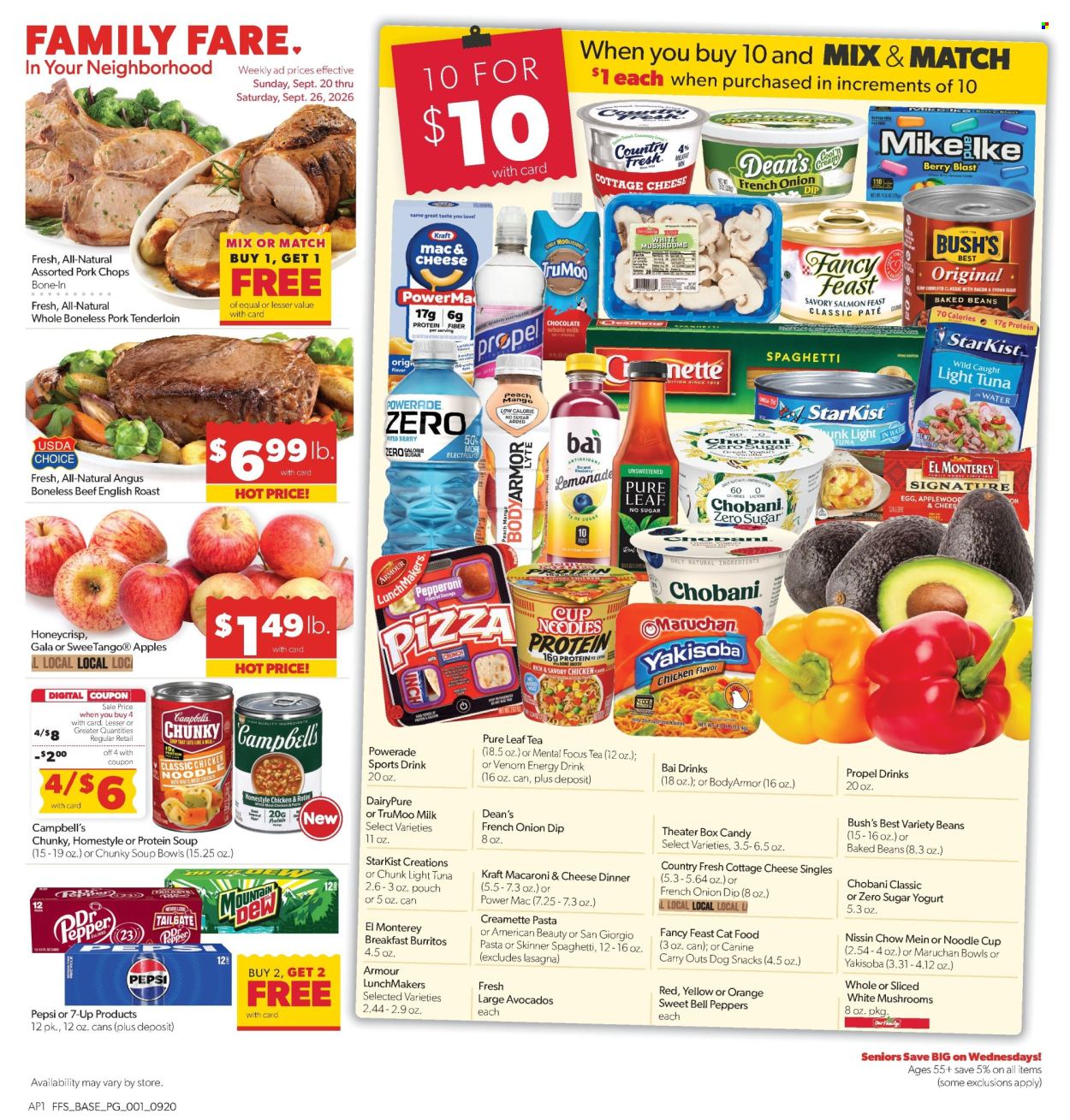 Family Fare ad - 09/20/2026 - 09/26/2026. Page 1