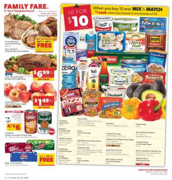 Family Fare Flyer - 09/20/2026 - 09/26/2026.