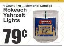 Rokeach Yahrzeit Lights