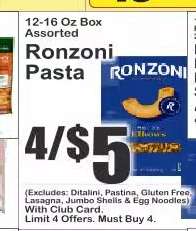 Ronzoni Pasta