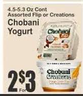 Chobani Yogurt