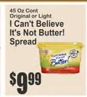I Can't Believe It's Not Butter Spread