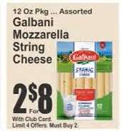 Galbani Mozzarella String Cheese