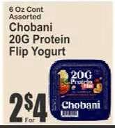 Chobani 20G Protein Flip Yogurt