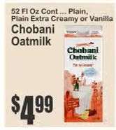 Chobani Oatmilk