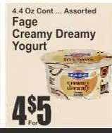Fage Creamy Dreamy Yogurt