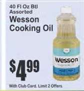 Wesson Cooking Oil
