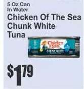 Chicken Of The Sea Chunk White Tuna