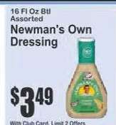 Newman's Own dressing