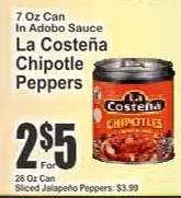 La Costeña Chipotle Peppers