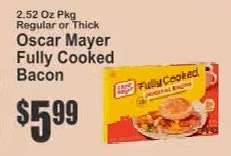 Oscar Mayer Fully Cooked Bacon*