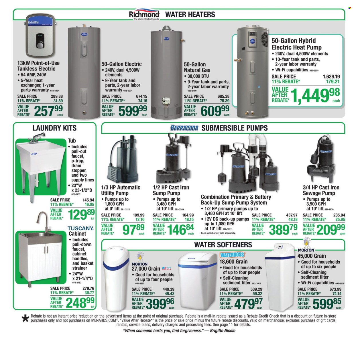 Menards ad - 09/17/2026 - 09/27/2026. Page 15