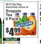 Snapple Tea 6 Pack