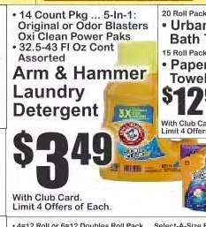 Arm & Hammer Laundry Detergent