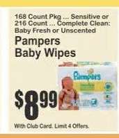 Pampers Baby Wipes
