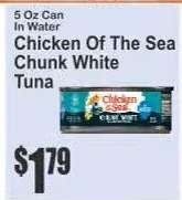 Chicken Of The Sea Chunk White Tuna