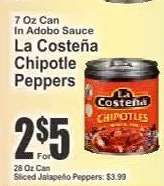 La Costeña Chipotle Peppers
