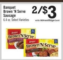 Banquet Brown'N Serve Sausage