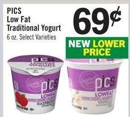 PICS Low Fat Traditional Yogurt