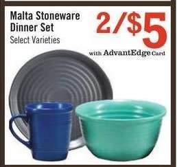Malta Stoneware Dinner Set