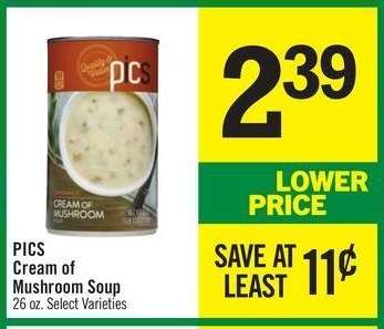PICS Cream of Mushroom Soup
