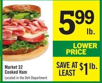Market 32 Cooked Ham