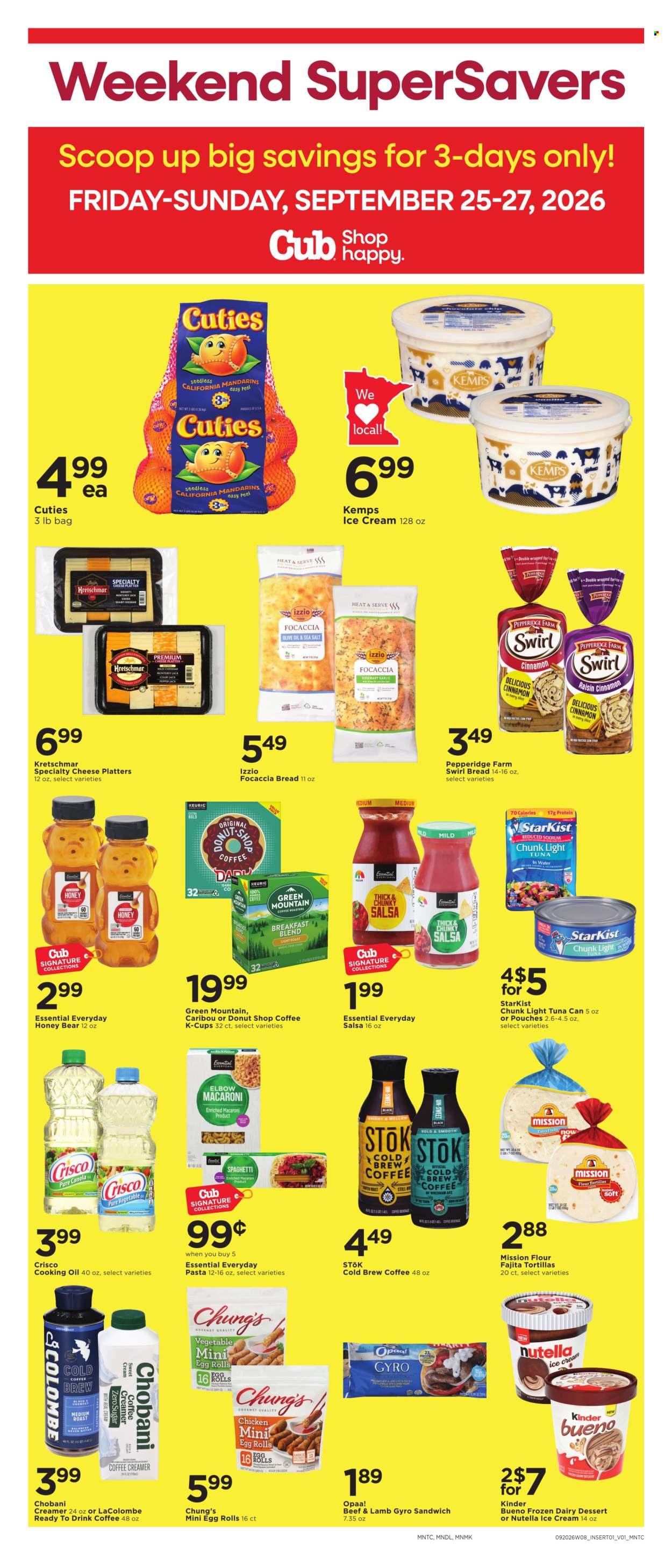 Cub Foods ad - 09/20/2026 - 09/26/2026. Page 4